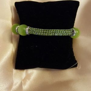 Rhinestone & Rock Braclet